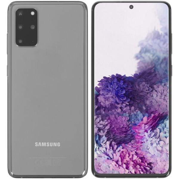 Смартфон Samsung S20+ Grey 6.7" 128Gb 8Gb/3200x1440/dAMOLED/LTE/Cam64+12+12+depth/10Mp/4500mAh/An10