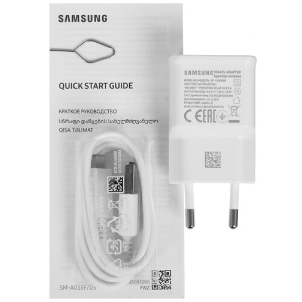 Смартфон Samsung Galaxy A03 3/32Gb [6,5"/LTE/Cam48+2Mpx/5000mAh/Black]