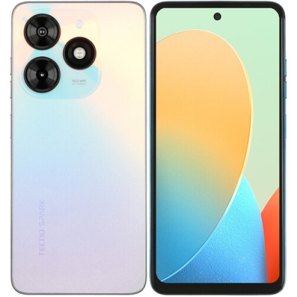 6.56" Смартфон Tecno SPARK 20C 128 ГБ белый
