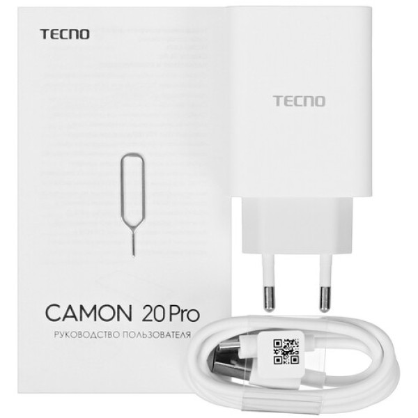 6.7" Смартфон Tecno CAMON 20 Pro 4G 256 ГБ белый