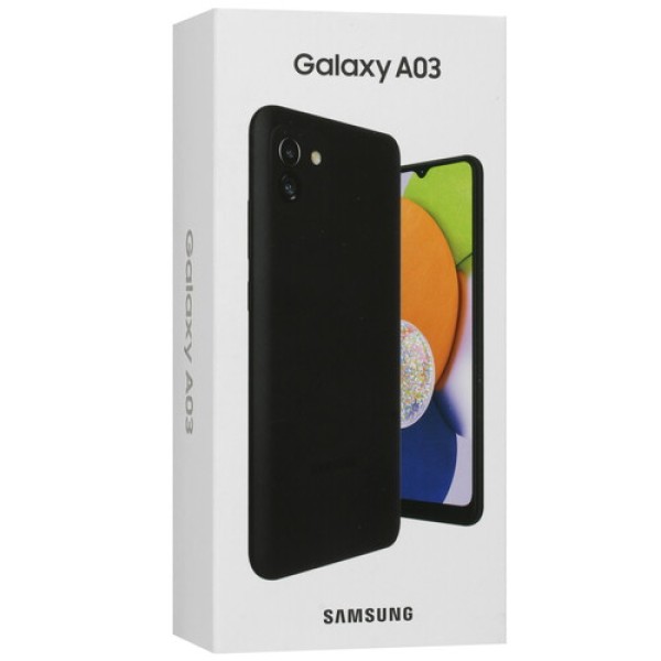 Смартфон Samsung Galaxy A03 3/32Gb [6,5"/LTE/Cam48+2Mpx/5000mAh/Black]