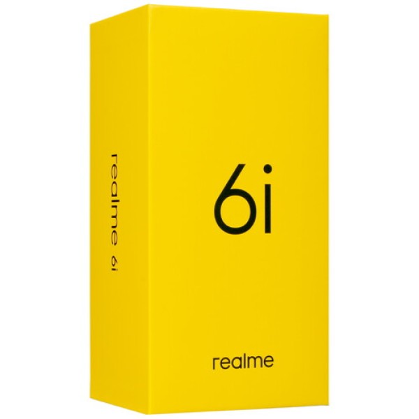 Смартфон realme 6i 6.5" 128Gb Green MTK Helio G80/8(2x2.0Ghz+6x1.8Ghz)/4096Mb/1600x720/2SIM/LTE/Cam48+8+2+2/5000mAh/Android 10