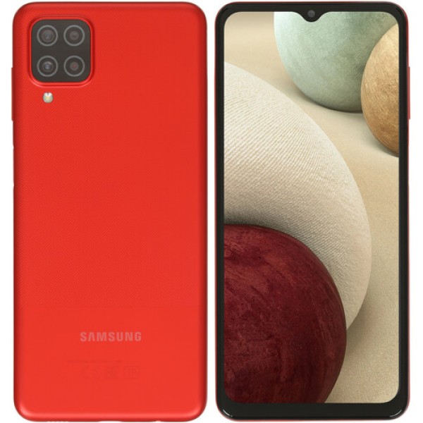 6.5" Смартфон Samsung Galaxy A12 128 ГБ красный (А125F)