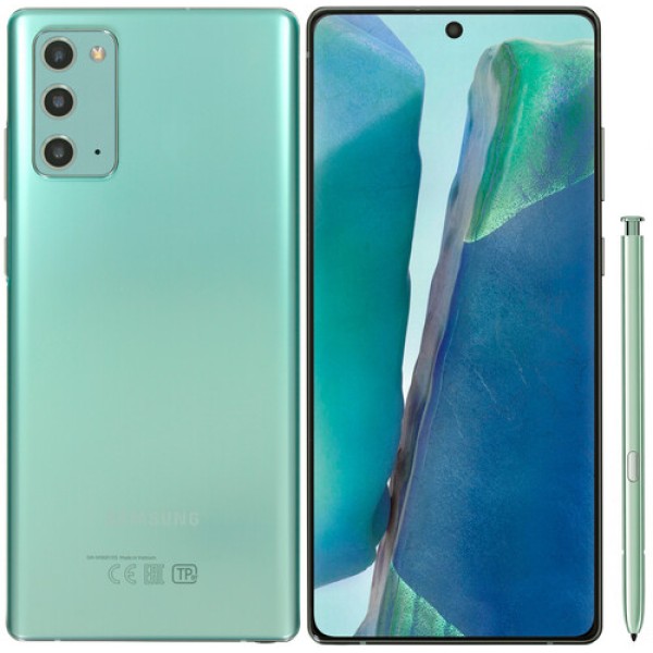 Смартфон Samsung Galaxy Note 20 6.8" 256Gb Mint Exynos990/8Gb/2400x1080/dAMOLED/LTE/Cam64+12+12/10Mp/4300mAh/Android