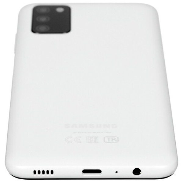 Смартфон Samsung Galaxy A03s 4/64Gb [6,5"/LTE/Cam13+2+2+2Mpx/5000mAh/White]