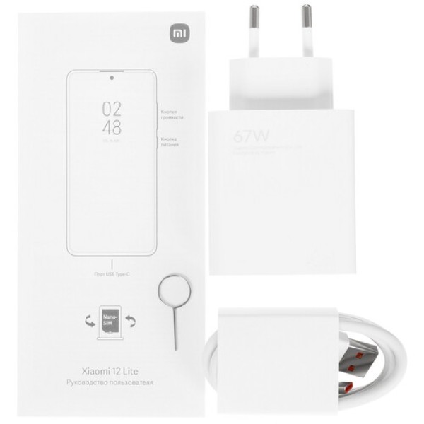 6.55" Смартфон Xiaomi 12 Lite 128 ГБ черный