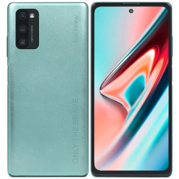 6.67" Смартфон Blackview A100 128 ГБ зеленый