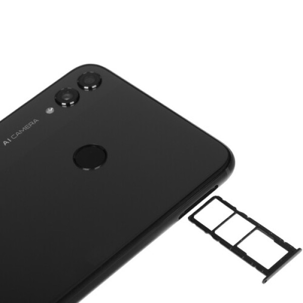 Смартфон Honor 8X 6.5" 64Gb Black 8(4x2.2Ghz+4x1,7Ghz)/4096Mb/2340x1080/2SIM/LTE/NFC/GPS/Cam20+2/3750mAh/Android 8.1