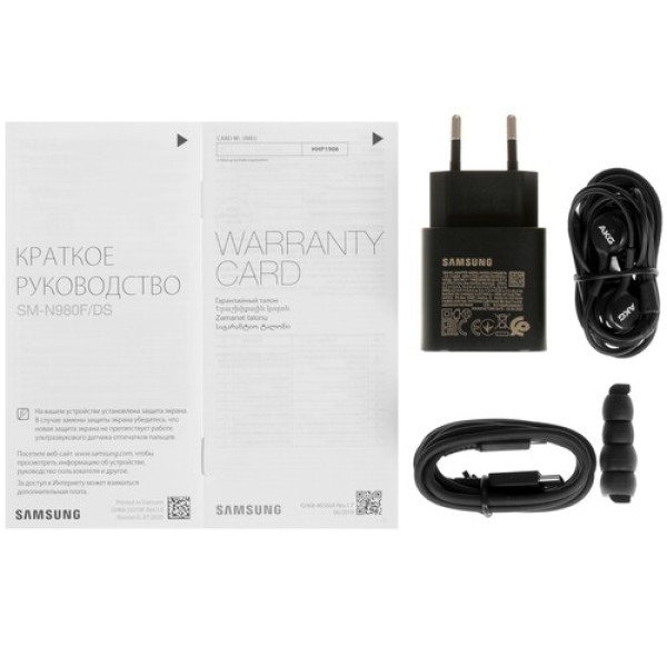 Смартфон Samsung Galaxy Note 20 6.8" 256Gb Gray Exynos990/8Gb/2400x1080/dAMOLED/LTE/Cam64+12+12/10Mp/4300mAh/Android