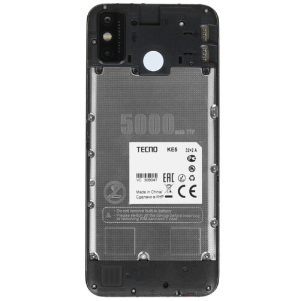 6.52" Смартфон Tecno SPARK 6 Go 32 ГБ белый