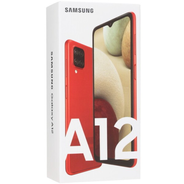6.5" Смартфон Samsung Galaxy A12 128 ГБ красный (А125F)