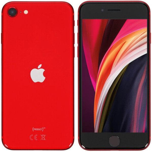 Смартфон Apple iPhone SE 2020 4,7" 64Gb Red A13/3Gb/1334x750/IPS/LTE/IP67/Cam12/7Mp/iOS