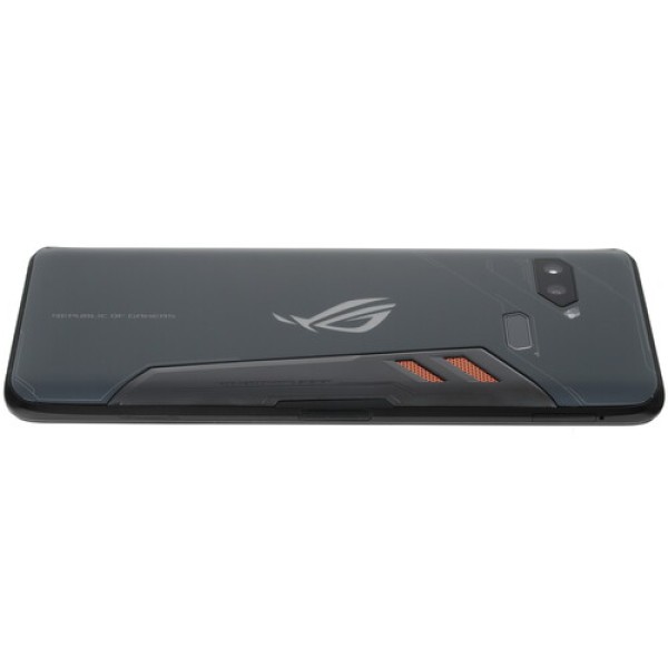 Смартфон Asus ROG Phone ZS600KL 6" 128Gb Black 8(4x2,8Ghz+4x1,8Ghz)/8192Mb/2160х1080/AMOLED/2SIM/LTE/NFC/Cam13+5/4000mAh/Android 8.1