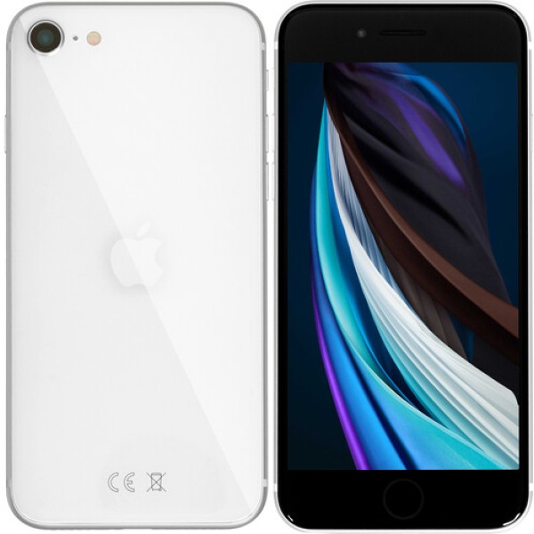 Смартфон Apple iPhone SE 2020 4,7" 64Gb White A13/3Gb/1334x750/IPS/LTE/IP67/Cam12/7Mp/iOS