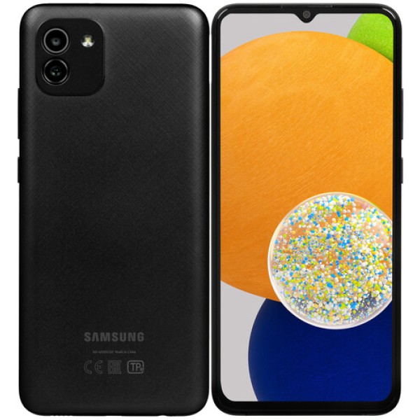 6.5" Смартфон Samsung Galaxy A03 32 ГБ черный