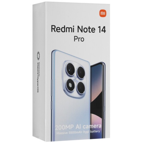 6.67" Смартфон Xiaomi Redmi Note 14 Pro 256 ГБ черный