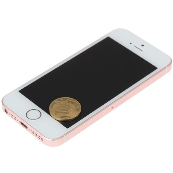 Смартфон Apple iPhone SE 128Gb Rose Gold 2x1.8Ghz/2048Mb/1136x640/IPS/LTE/GPS/Cam12/iOS