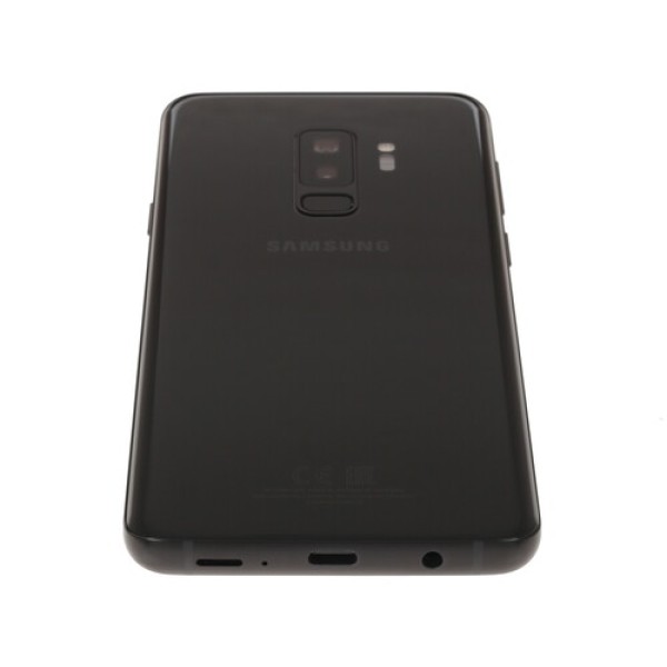 Смартфон Samsung Galaxy S9+ 6.2" 64Gb Black 8(4x2,9Ghz+4x1,9Ghz)/6144Mb/2960x1440/sAMOLED/2SIM/LTE/NFC/IP68/Cam12+12/3500mAh/Android 8.0