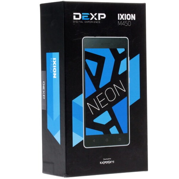 Смартфон DEXP Ixion M450 Neon Grey [5" 8Gb 4x1.0GHz/1Gb/1280x720/IPS/2SIM/LTE/cam8AF/2200mAh/Android 5.1]