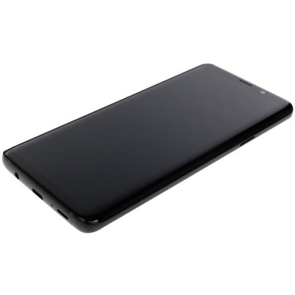 Смартфон Samsung Galaxy S9+ 6.2" 64Gb Black 8(4x2,9Ghz+4x1,9Ghz)/6144Mb/2960x1440/sAMOLED/2SIM/LTE/NFC/IP68/Cam12+12/3500mAh/Android 8.0