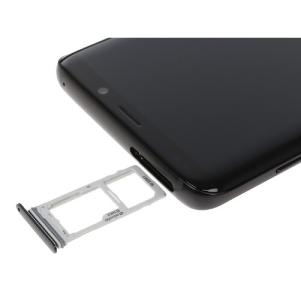 Смартфон Samsung Galaxy S9+ 6.2" 64Gb Black 8(4x2,9Ghz+4x1,9Ghz)/6144Mb/2960x1440/sAMOLED/2SIM/LTE/NFC/IP68/Cam12+12/3500mAh/Android 8.0