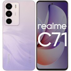 6.67" Смартфон realme C71 256 ГБ фиолетовый