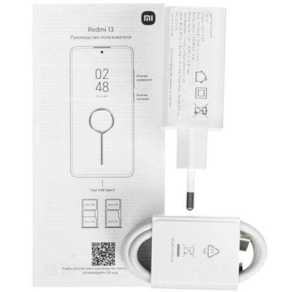 6.79" Смартфон Xiaomi Redmi 13 256 ГБ розовый