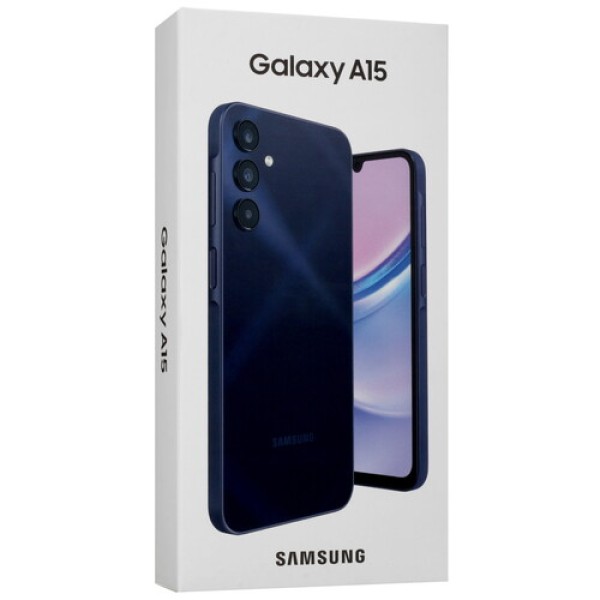 6.5" Смартфон Samsung Galaxy A15 128 ГБ темно-синий