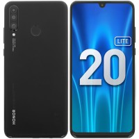 Смартфон Honor 20 Lite 4/128Gb [6,15"/LTE/NFC/Cam48+8+2Mpx/3340mAh/Black]