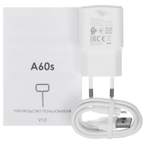 6.6" Смартфон Itel A60s 128 ГБ черный