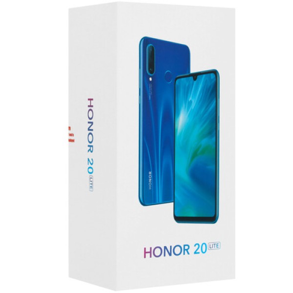 Смартфон Honor 20 Lite 4/128Gb [6,15"/LTE/NFC/Cam48+8+2Mpx/3340mAh/Black]