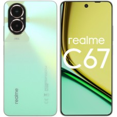 6.72" Смартфон realme C67 256 ГБ зеленый