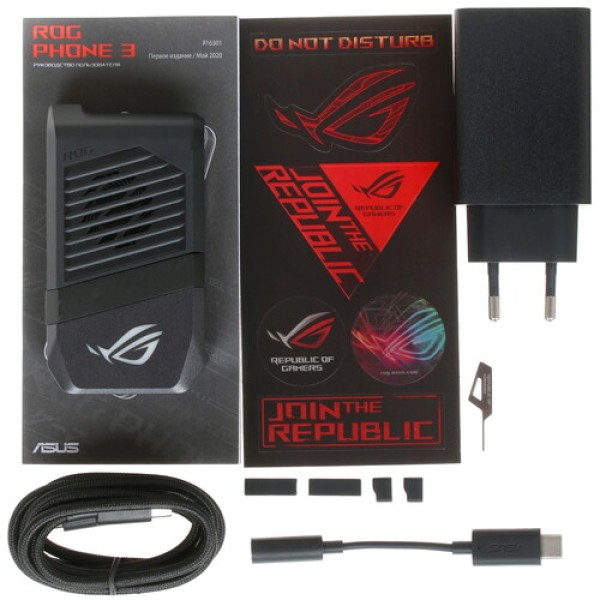 Смартфон Asus ROG Phone 3 6.59" 12Gb/512Gb, black, 64Mp, 6000mAh, Android 10