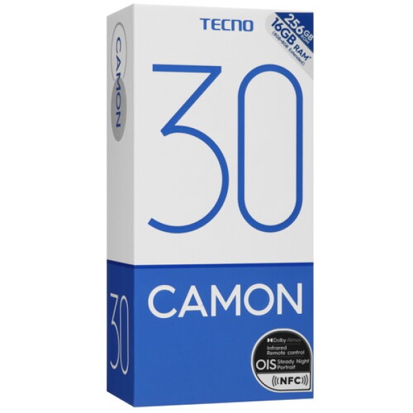 6.8" Смартфон Tecno CAMON 30 4G 256 ГБ коричневый