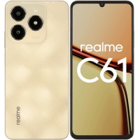 6.74" Смартфон realme C61 256 ГБ золотистый