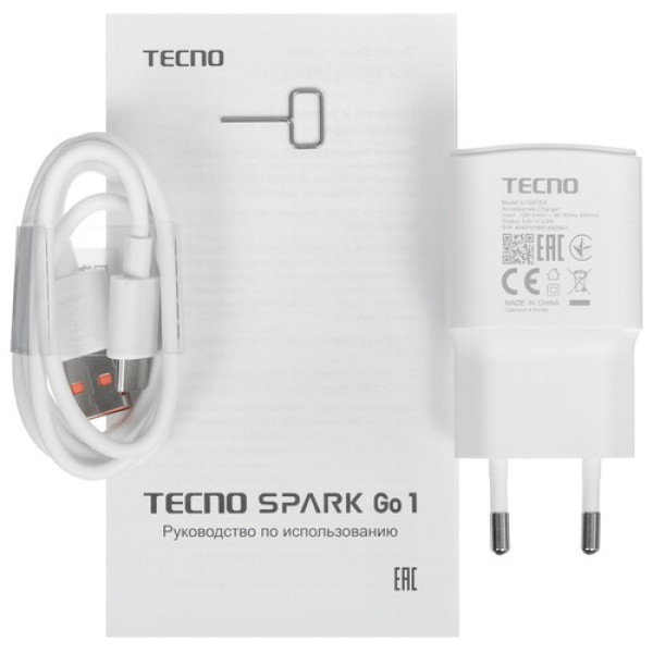 6.67" Смартфон Tecno SPARK GO 1 128 ГБ зеленый