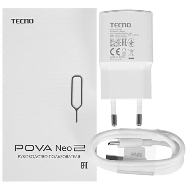 6.82" Смартфон Tecno POVA Neo 2 128 ГБ серый
