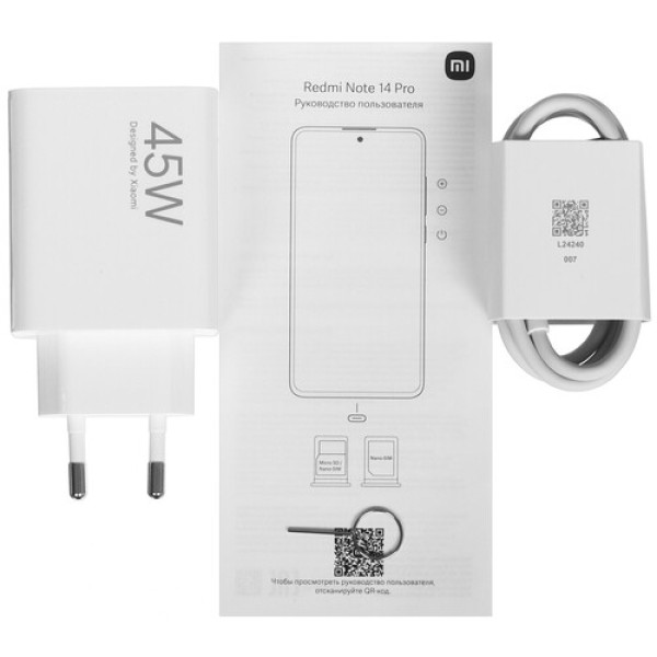 6.67" Смартфон Xiaomi Redmi Note 14 Pro 256 ГБ черный
