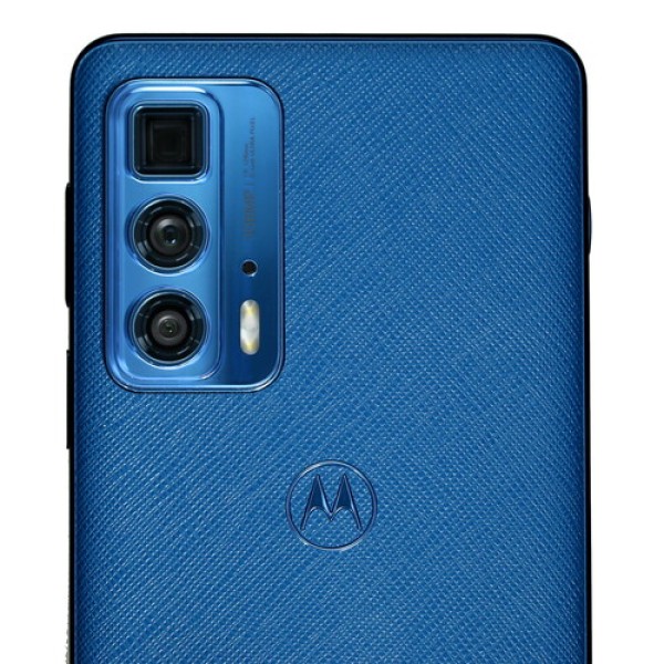 Смартфон Motorola edge 20 pro 12/256Gb [6,7"/5G/NFC/Cam108+8+16Mpx/4500mAh/Vegan leather blue]