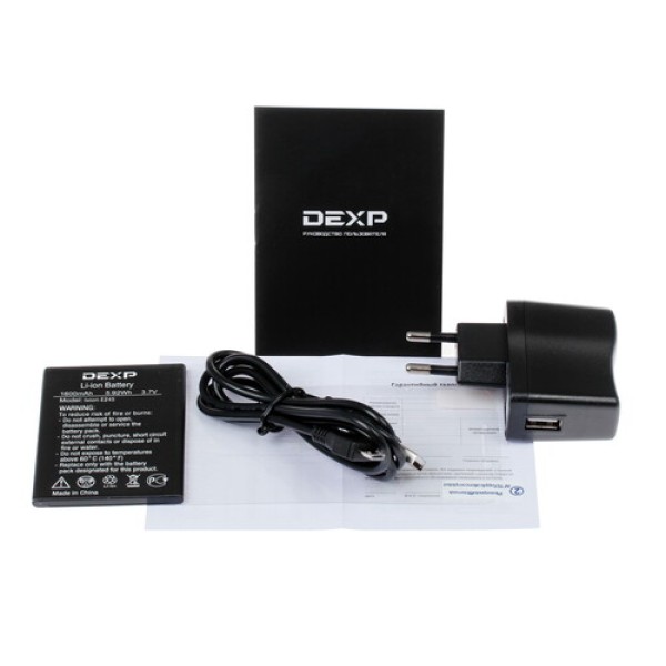 Смартфон DEXP Ixion E245 4.5" 8Gb Orange 4x1.3GHz/512Mb/854x480/IPS/2SIM/Cam2/1600mAh/Android 6.0