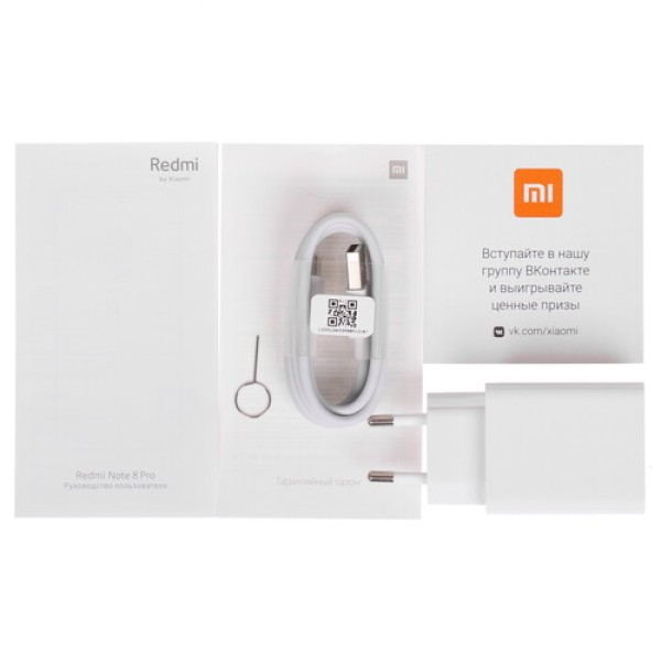 Смартфон Xiaomi Redmi Note 8 Pro 6/128Gb [6,53"/LTE/NFC/Cam64+8+2+2Mpx/4500mAh/Pearl White]