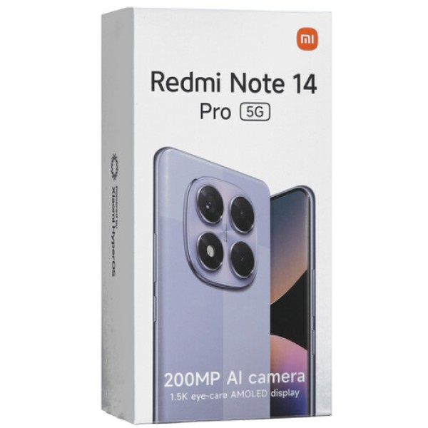 6.67" Смартфон Xiaomi Redmi Note 14 Pro 5G 256 ГБ фиолетовый