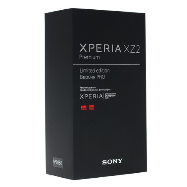 Смартфон Sony Xperia XZ2 Premium DS 5.8" 64Gb Black 8(4x2,8Ghz+4x1,8Ghz)/6144Mb/3840x2160/IPS/LTE/NFC/IP68/Cam19/3540mAh/And8.1