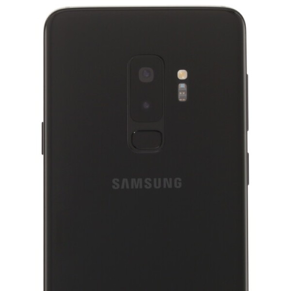 Смартфон Samsung Galaxy S9+ 6.2" 64Gb Black 8(4x2,9Ghz+4x1,9Ghz)/6144Mb/2960x1440/sAMOLED/2SIM/LTE/NFC/IP68/Cam12+12/3500mAh/Android 8.0