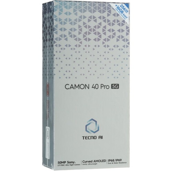 6.78" Смартфон Tecno CAMON 40 Pro 5G 256 ГБ зеленый