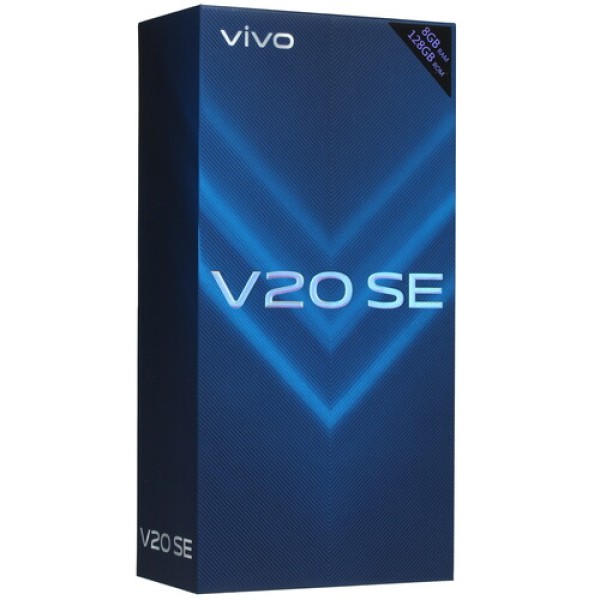 Смартфон Vivo V20SE 6.44" 128Gb Black 8(4x2Ghz+4x1.8Ghz)/8192Mb/2400x1080/2SIM/LTE/Cam48+2+2/4100mAh/Android 10