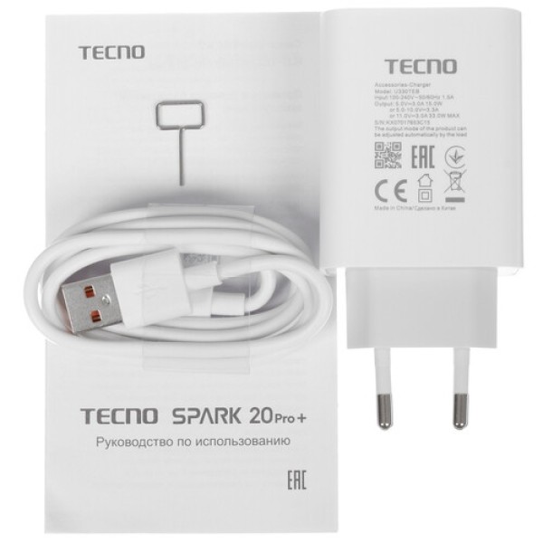 6.78" Смартфон Tecno SPARK 20 Pro+ 256 ГБ зеленый