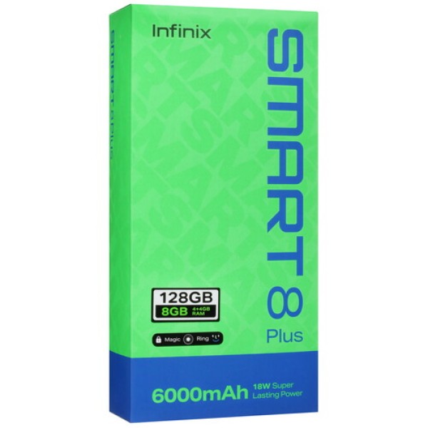 6.6" Смартфон Infinix SMART 8 Plus 128 ГБ золотистый