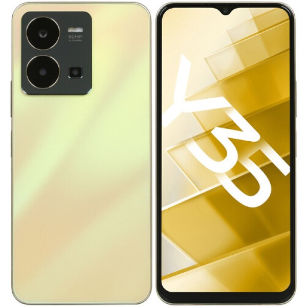6.58" Смартфон Vivo Y35 64 ГБ золотистый