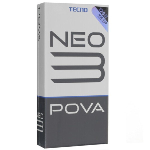 6.82" Смартфон Tecno POVA Neo 3 128 ГБ синий